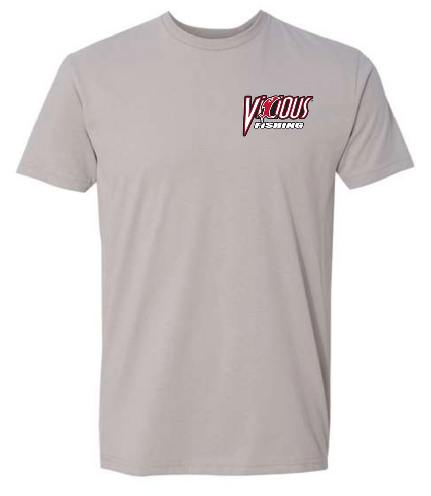 Vicious Faith, Family & Fishing Tee - Premium Gray