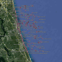 St Augustine Fishing Spots - Nearshore Numbers