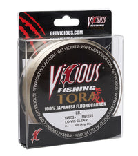 Vicious Tora 100% Japanese Fluorocarbon - 17 Lb Test