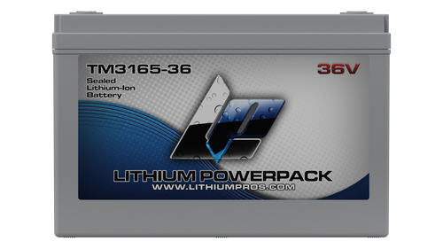 Lithium Pros TM3165-36 36V 65Ah BlueTooth Lithium Ion Trolling Battery