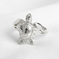 Sea Turtle Hatchling Ring - Sea Life Collection - Sterling Silver Success