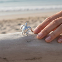 Sea Turtle Hatchling Ring - Sea Life Collection - Sterling Silver Success