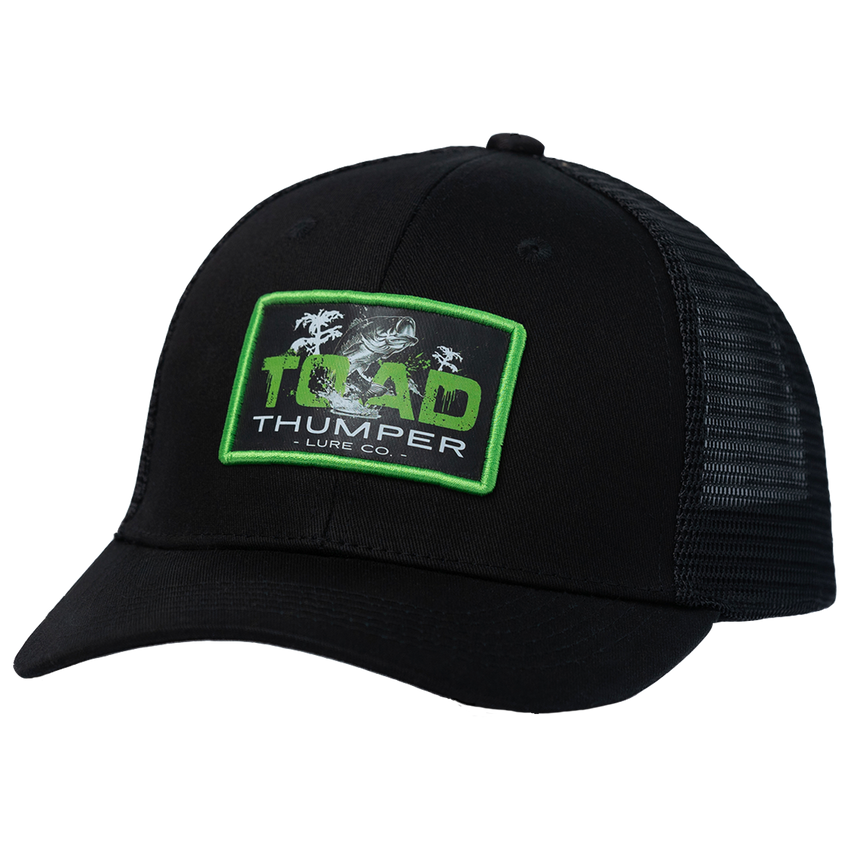 Black ToadThumper Mesh Snapback Hat