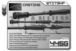 WTI73HF  7'3" Heavy Fast **TITANIUM SERIES**