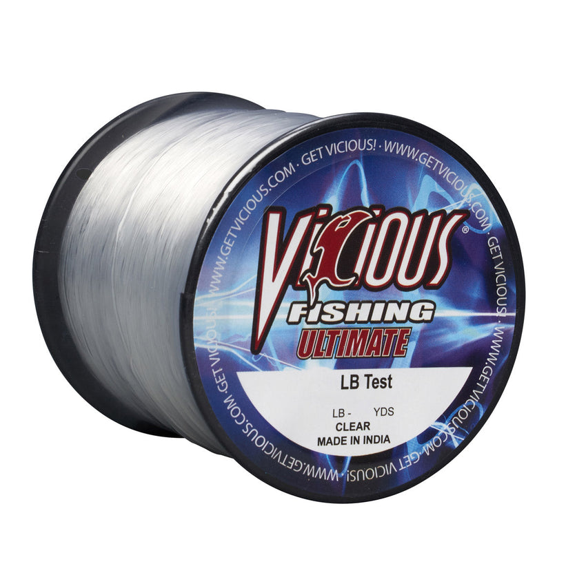 Vicious Ultimate Clear Mono - 6 Lb Test