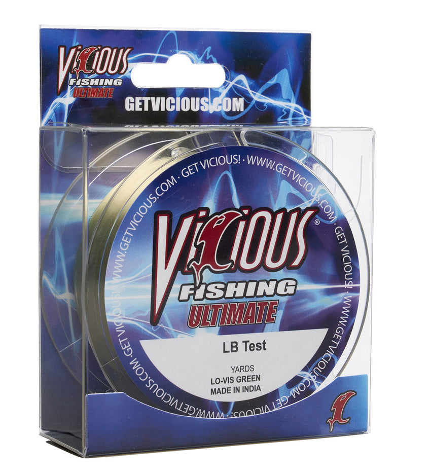 Vicious Ultimate Lo-Vis Green Mono - 17 Lb Test