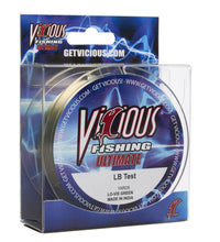 Vicious Ultimate Lo-Vis Green Mono - 12 Lb Test