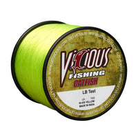 Vicious Catfish Hi-Vis Yellow Mono - 20 Lb Test