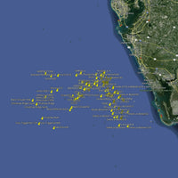 Venice - Pt Charlotte Fishing Spots - Offshore Numbers