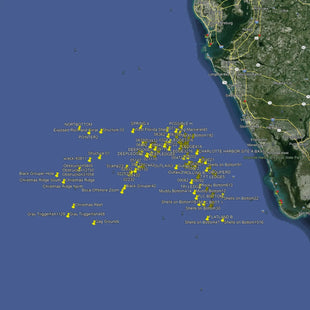 Venice - Port Charlotte Fishing Spots - Offshore Numbers