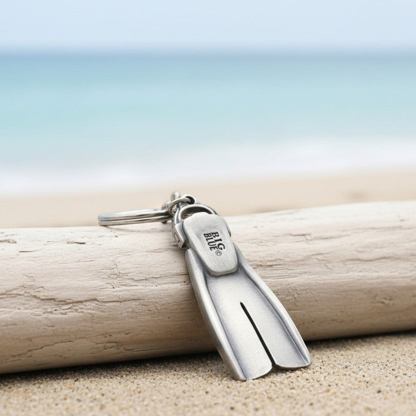 Dive Fin Keychain – Diver´s Collection – Pewter