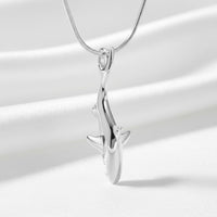 Grey Reef Shark Pendant – Realistic Sealife Collection - Sterling Silver