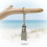 Dive Fin Keychain – Diver´s Collection – Pewter
