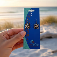 Octopus Drop Earrings - "Leggs" - Bronze