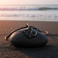 Stingray Pendant Necklace – "Ray" - Jet Black Finish