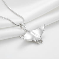Realistic Manta Ray Necklace – Sea Life Collection – Sterling Silver