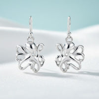 Octopus Drop Earrings – "Leggs" - Sterling Silver