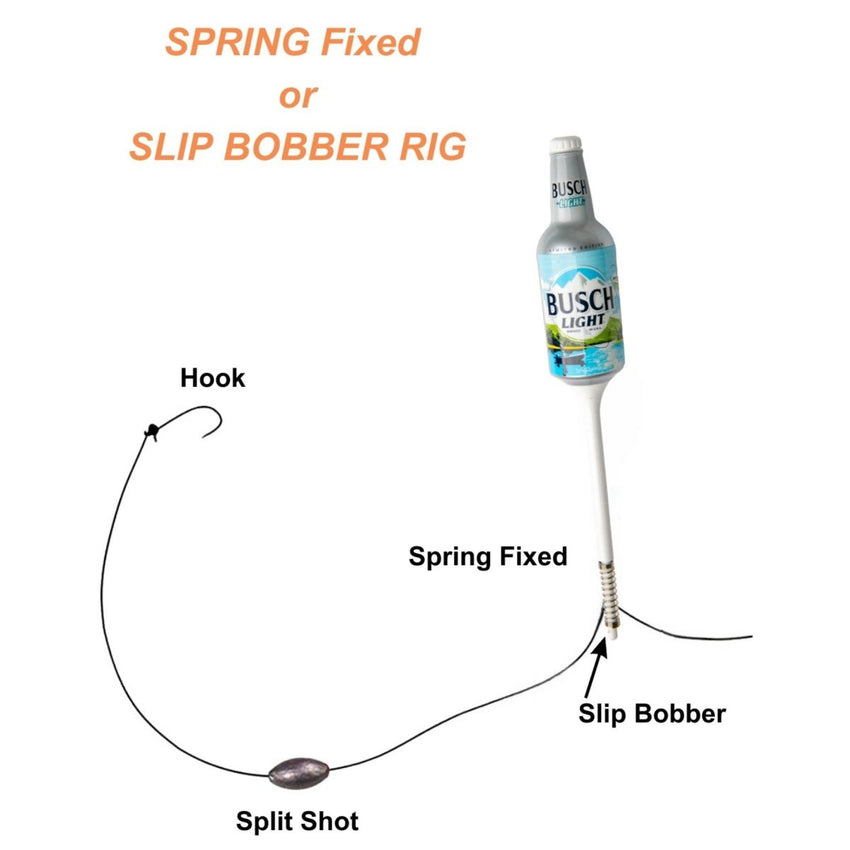 6 Pack Busch Light Fishing Bobbers - Premium Fishing Tackle