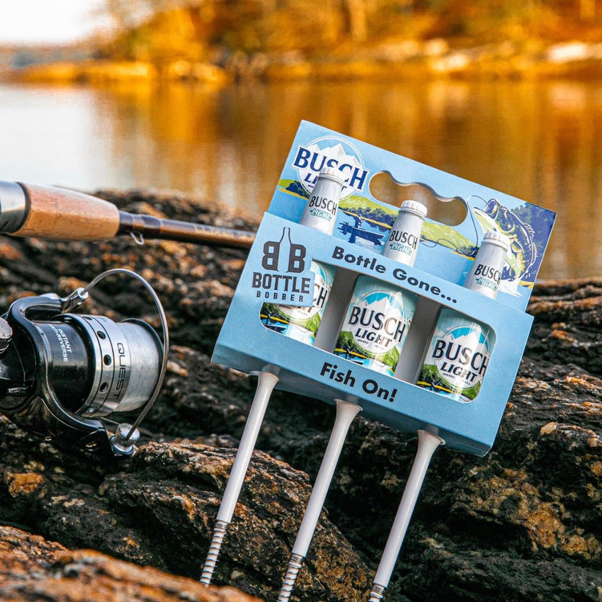 Busch Light Fishing Bobbers Limited Edition (3 Pack) – Funny Beer Bottle Lures – Premium Fishing Gift for Men
