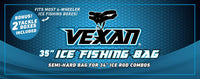 35" Ice Fishing Combo Rod & Reel Tackle Bag