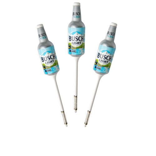 Busch Light Fishing Bobbers (3) – Funny Beer Bottle Lures – Fishing Gift for Men