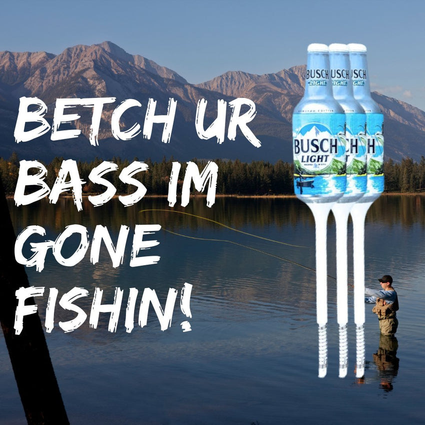 3 pcs Busch Light Fishing Bobbers - Premium Fishing Tackle