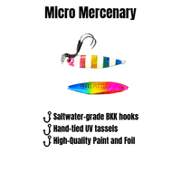Mercenary Micro Slow Pitch Jig – 4-Pack – 10g & 15g