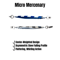 Mercenary Micro Slow Pitch Jig – 4-Pack – 10g & 15g