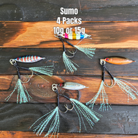 Sumo Micro Slow Pitch Jig – 4-Pack – 10g & 15g