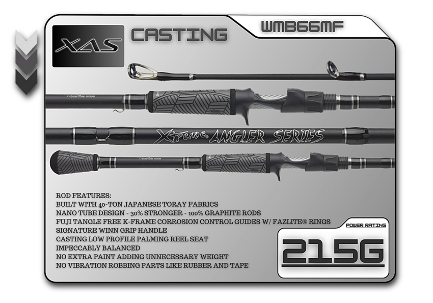 WMB66MF 6'6" Medium Fast - Legacy Brand Logo