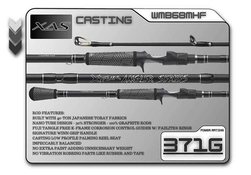 WMB68MHF 6'8" Med-Heavy Fast - Legacy Brand Logo