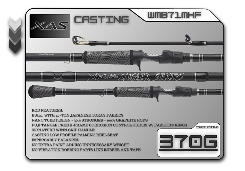 WMB71MHF 7'1" Medium Heavy Fast - Legacy Brand Logo