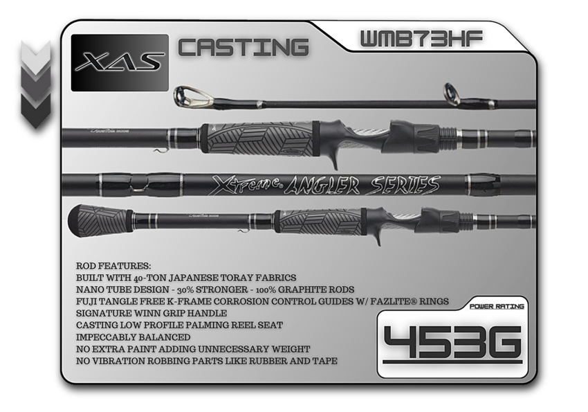 WMB73HF 7'3" Heavy Fast - Legacy Brand Logo