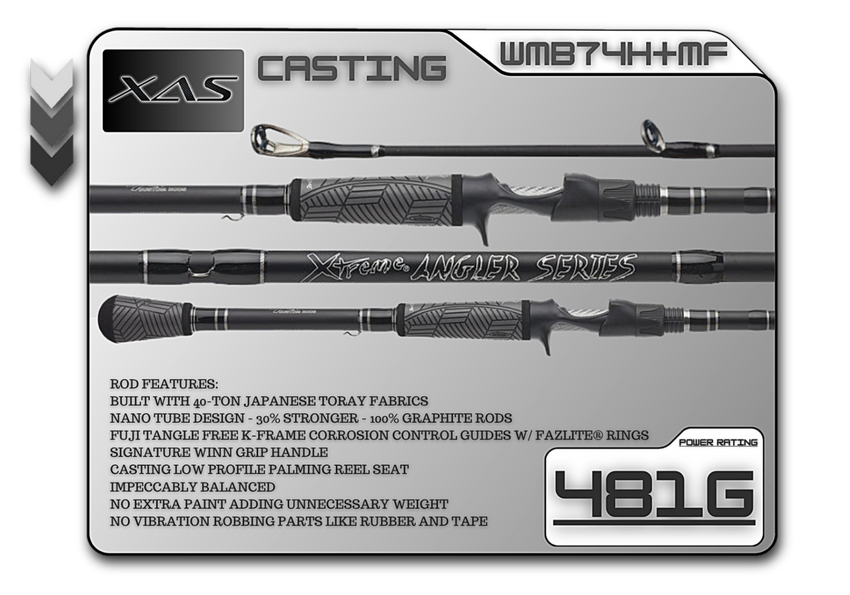 WMB74H+MF 7'4" Heavy-Plus Mod-Fast - Legacy Brand Logo