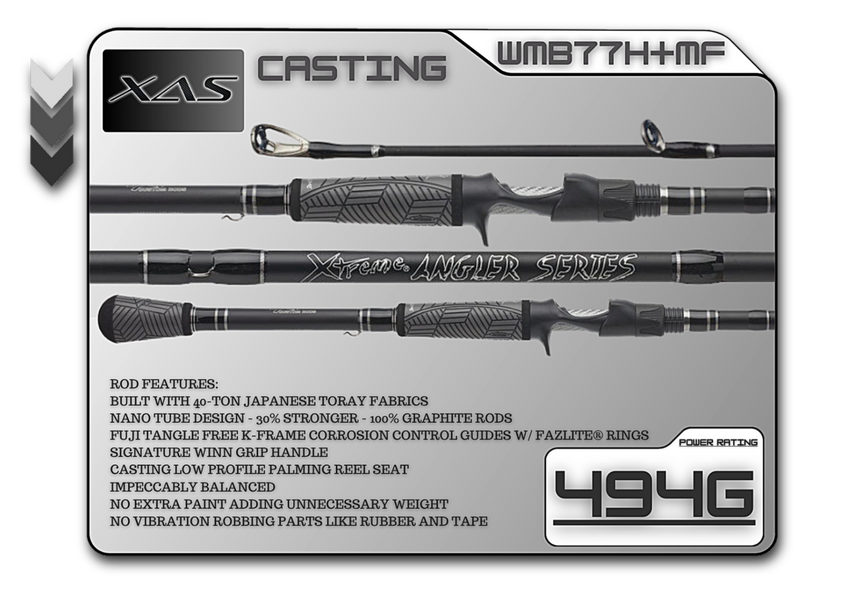 WMB77H+MF 7'7" Heavy Plus Mod- Fast - Legacy Brand Logo