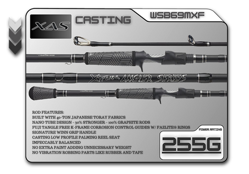 WSB69MXF 6'9" Medium Xtra-Fast - Legacy Brand Logo