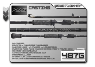 WSWB710XHMF 7'10" Xtra-Heavy Mod-Fast - Legacy Brand Logo