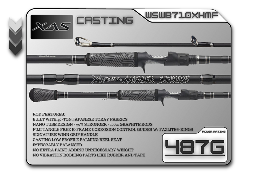 WSWB710XHMF 7'10" Xtra-Heavy Mod-Fast - Legacy Brand Logo